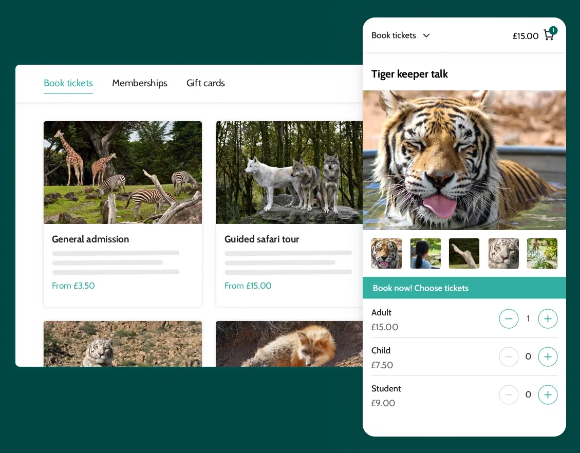 animal attraction ticketing software hero