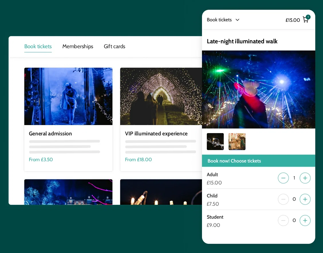 light show ticketing software hero